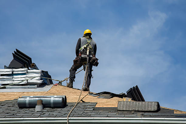 Professional Roof Replacement technician working in Barrytown, NY